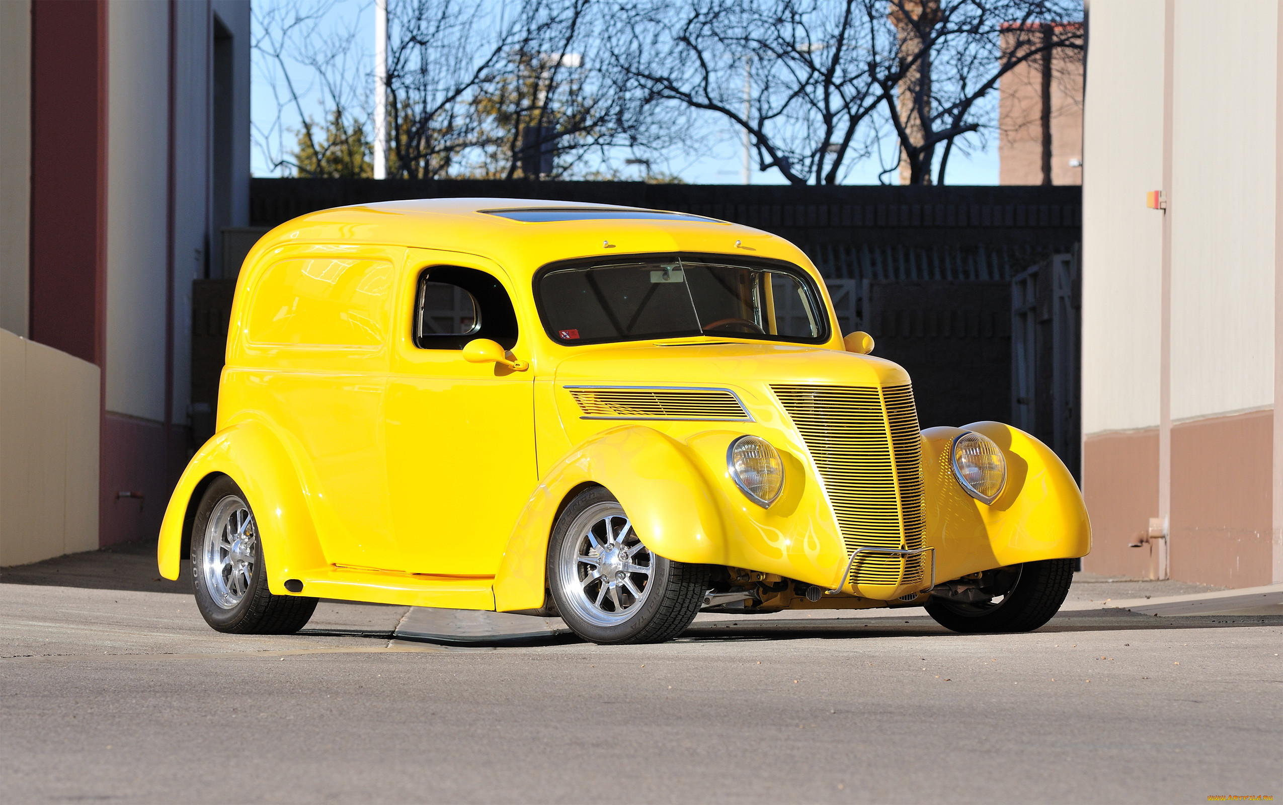 1937 ford sedan delivery street rod, , custom classic car, ford